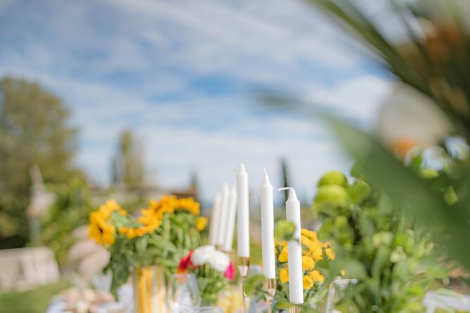 Dinner in the vineyard French Riviera - A vineyard dinner with more than a pretty table