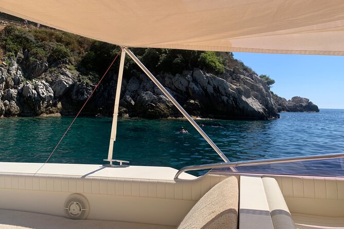 Exclusive Private Boat Tour on a Luxury Day Cruiser - Nice/Monaco - Mala Beach and the sea cave at Cap d’Ail