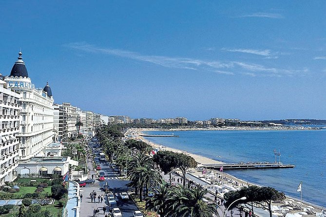 French Riviera Cannes, Monaco & More shared guided tour from Nice - Antibes and the Bay of Angels view