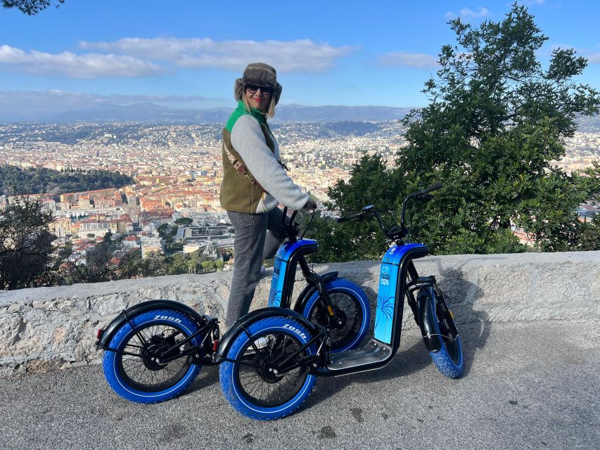 French Riviera : Guided Visit on a E-Scooter - From Nice’s port to Mont Boron by electric scooter