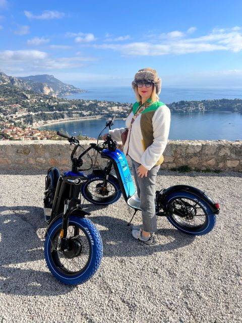 French Riviera : Guided Visit on a E-Scooter - Coco Beach and the climb toward Fort Alban