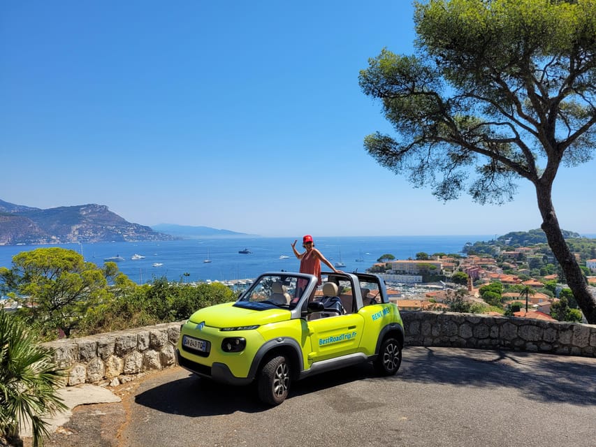 From Nice: Drive a convertible along the coast and visit Èze - The coastal road to Villefranche and Beaulieu-sur-Mer