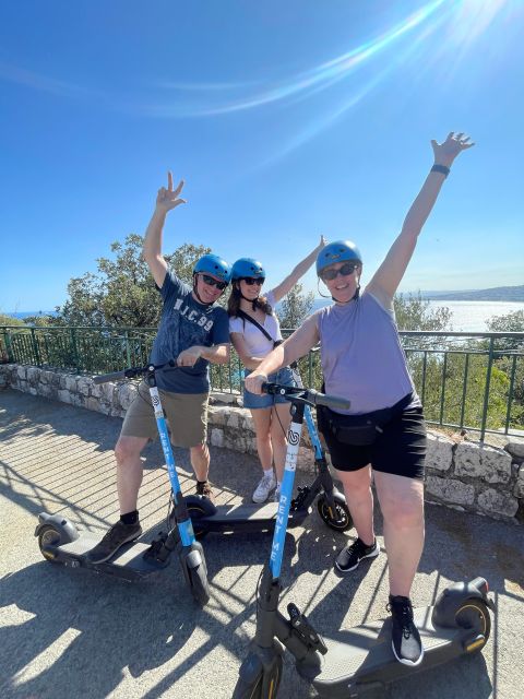 Nice: 1h30 E-scooter highlights tour - Finishing along the Promenade des Anglais