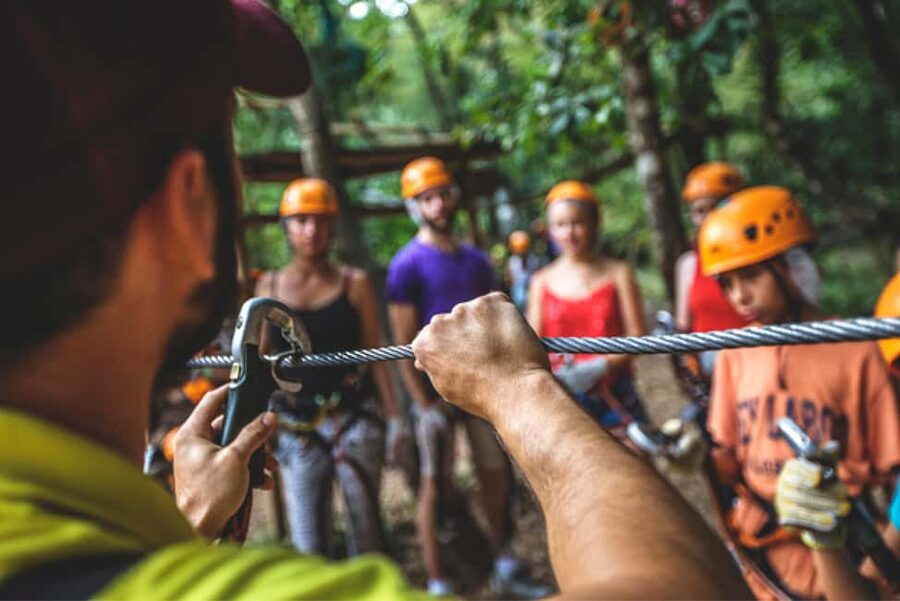 Nice: Adventure park in an exceptional natural setting - Harness, helmet, and the all-important initiation course