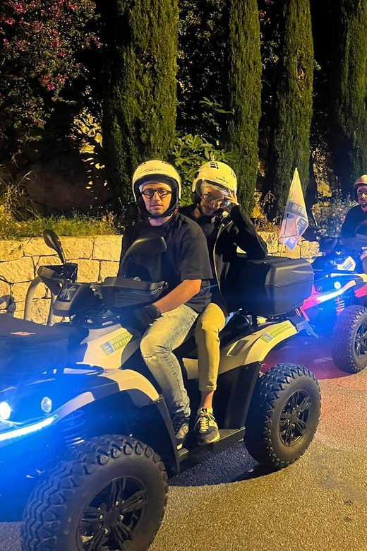 NICE BY ELECTRIC QUAD:panoramic tour from Nice - Daylight, sunset, or night departure