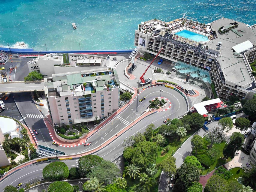 Nice/Cannes: Monaco, Monte-Carlo & Eze Village Private Tour - The Formula 1 circuit is seen from the road