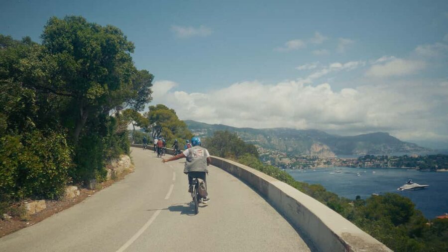 Nice: City Highlights Bike tour - Place Garibaldi and the route toward the port