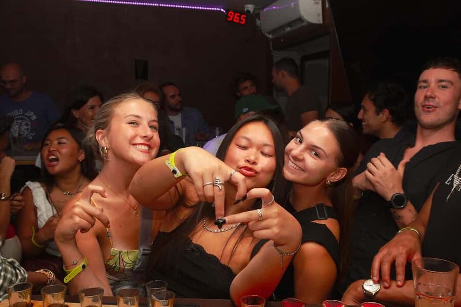 Nice: Party Bar Crawl with Club VIP, 6 Shots, and Games - Games, photos, and the party mascot