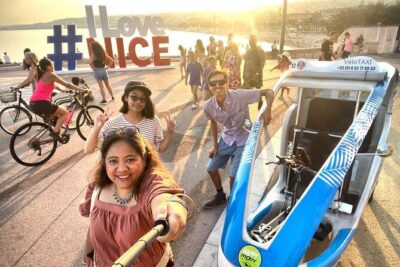 private guided Tour by electric taxi bike