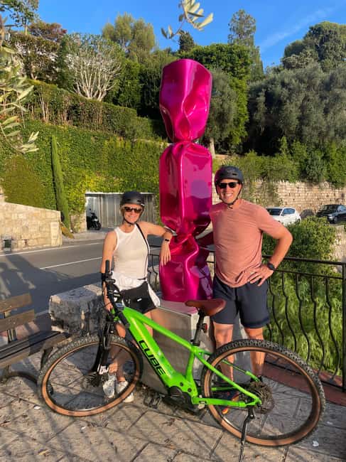 Nice: Villefranche Guided Electric Bike Tour - Climbing to Fort Mont Alban