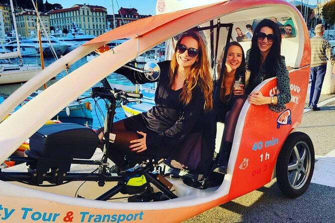 Nice: Visit of Nice by electrically assisted bike taxi 1 hour. - Old Nice, Opera House, and Cours Saleya