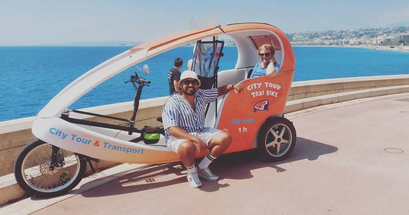 Nice : Visite guidée privé 40min en pouss pouss électrique. - Key points to know before booking