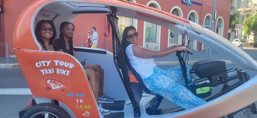 Nice : Visite guidée privé 40min en pouss pouss électrique. - Why an electric pedicab works well in Nice