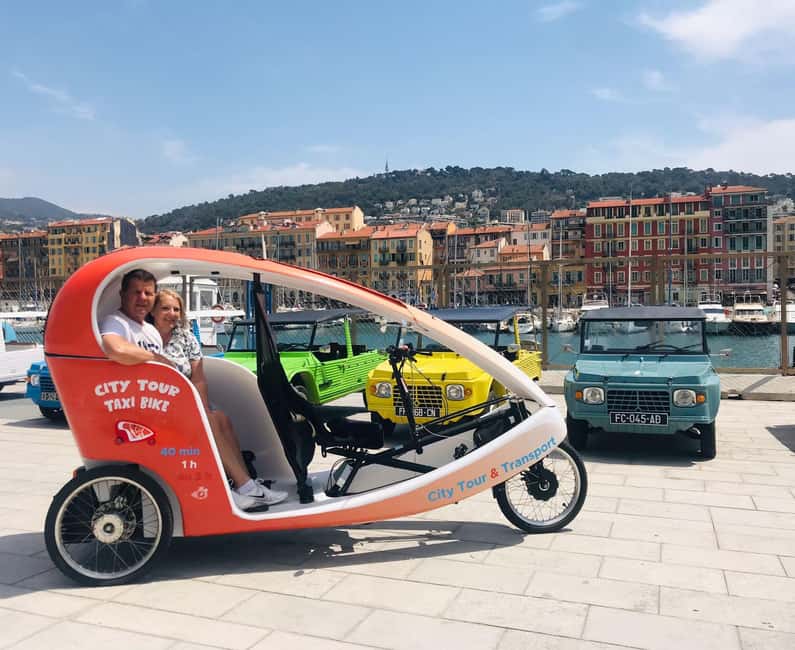 Nice : Visite privé 1H en Vélotaxi avec un guide local. - From the waterfront to the Promenade des Anglais