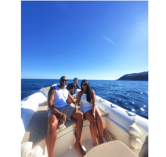Nice: Visite privé en Bike & Boat 3h Villefranche-Cap ferrat - Promenade views and the famous Nice sign
