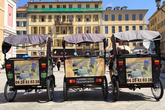 Original Nice city tour ( pedicab-vélo taxi) - Returning through Place Massena