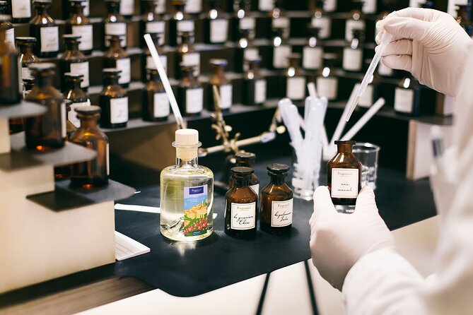 Perfume Making Class + Guided Visit of Fragonard nearby MONACO - Creating your own 12 ml Eau de Toilette
