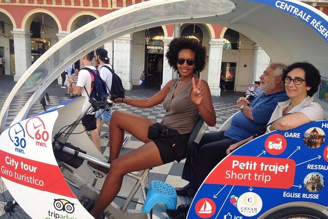 Private tour guide of Nice in electric taxibikes - Why a taxibike works well in Nice