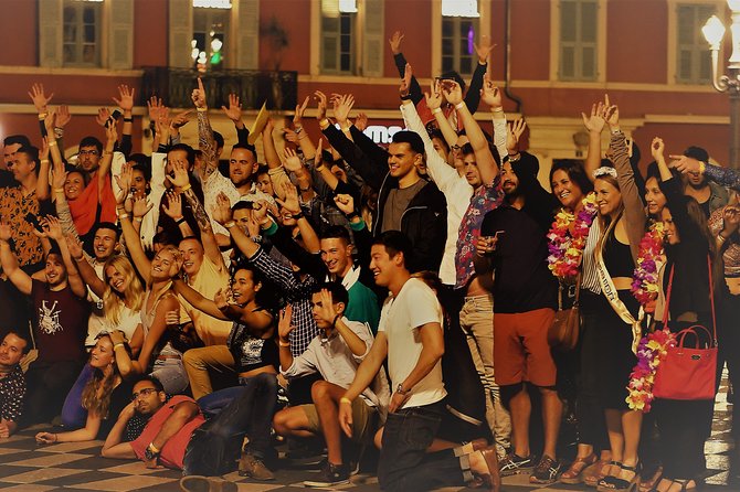 Riviera Bar Crawl Party with Free Shots and VIP Entry - Walking through the Old Town