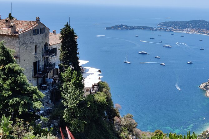 Visit of the Medieval Village of Èze - Château Eza and Èze’s famous dining view